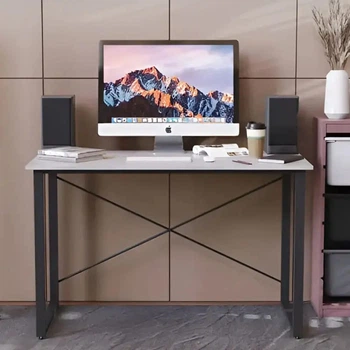 Стіл письмовий Дейв Ferrum-decor 750x1400x600 Чорний метал ДСП Бетон 16 мм (FRD-106446)