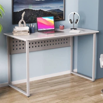 Стіл письмовий Майк Ferrum-decor 75x140x60 Сірий метал ДСП Бетон 16 мм (FRD-106521)