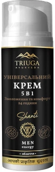 Крем Triuga Shanti for men 5 в 1 Універсальний Зволоження та комфорт 24 години 50 мл (4820164642245)