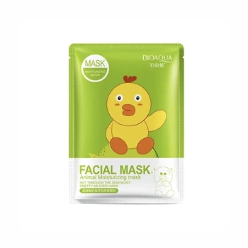 Тканинна маска для обличчя з екстрактами лимону та гранату Bioaqua Skin Rejuvenation Plant Friends Facial Mask, 30 г