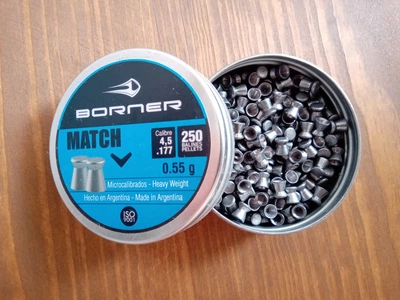 Пули Borner Match, 250 шт