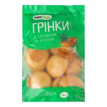 Гренки Pan Grin с чесноком и укропом 80 г. (4820171040850)