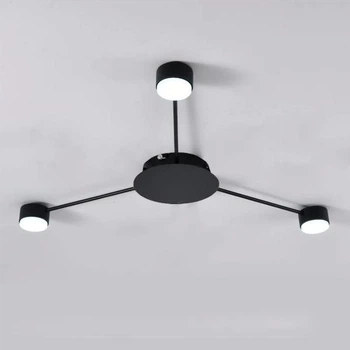 Світильник світлодіодний стельовий LUMINARIA RAY SLIM 3xGX53 BLACK