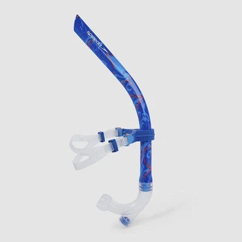 Фронтальна трубка Speedo Center Snorkel - Blue Flame/Pool Blue
