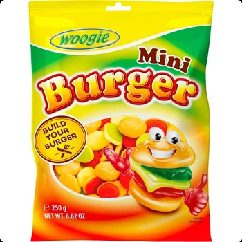 Желейки Woogie Мини бургеры 250г