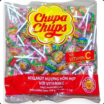Леденцы на палочке Chupa Chups микс (9,3г х 60шт)