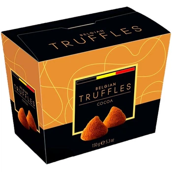 Конфеты трюфельные BELGIAN TRUFFLES Какао 150г