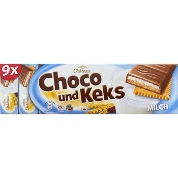 Шоколад Chateau Choco Keks с молочным кремом и печеньем 300г