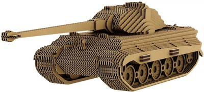 Картонный конструктор Cartonic 3D Puzzle Wot Tiger II 50 элементов (CARTWTK2)