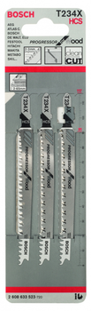 Набір полотен для електролобзика Bosch T 234 XHCS 3 шт (3165140169493)