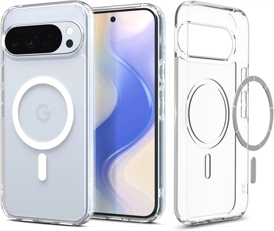 Чохол Spigen Ultra Hybrid MagFit до Google Pixel 10 Pro XL Clear White (ACS09725)