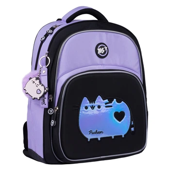 Школьный рюкзак полукаркасный YES Pusheen Shiny S-91