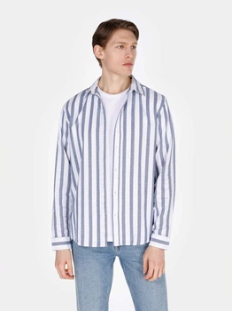 Рубашка хлопковая мужская Colin's CL1073562LBL S Light Blue (8684112596570)