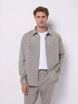Сорочка чоловіча Colin's CL1075640DBG L Dark Beige (8684112816470)