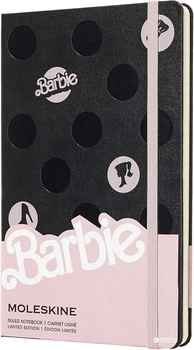 Записная книга Moleskine Barbie 13 х 21 см 240 страниц в линейку (8058341716779)