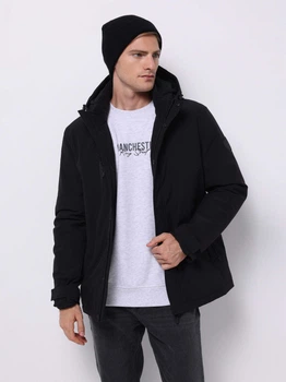 Куртка демісезонна з капюшоном чоловіча Colin's CL1076382BLK M Black (8684112826219)