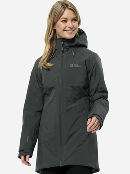 Куртка зимова жіноча Jack Wolfskin Heidelstein Ins Jkt W 1115681-4136 XS Сіро-зелена (4064886307055)