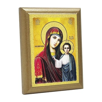 Икона "Богородица Казанская" 9х12см