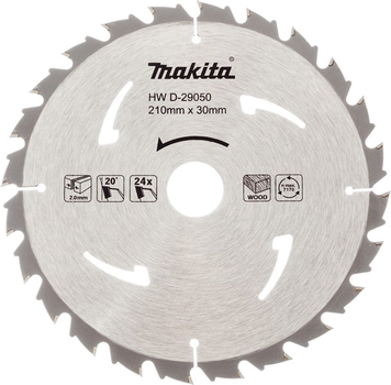 Диск різальний Makita D-29050 210 x 30 мм (883813434664)
