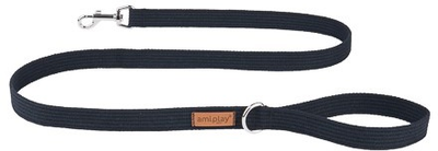 Повідець Amiplay Cotton S 140 см Чорний (5907563221383)