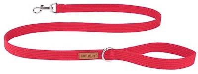 Повідець Amiplay Cotton S 140 см Червоний (5907563222694)