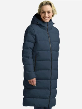 Пуховик зимовий довгий жіночий Jack Wolfskin Frozen Palace Coat W Rds 1204133-C0539 XS Синій (4064886599993)
