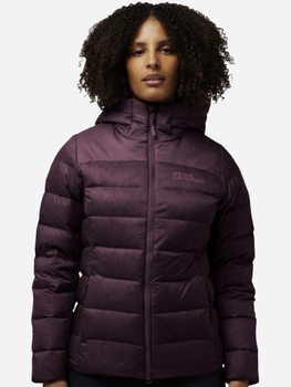 Пуховик короткий женский Jack Wolfskin Nebelhorn Down Hoody W Rds A61829-I0116 M Сливовый (4064886513234)