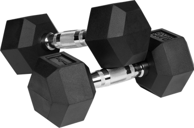 Hantle żeliwne Rebel Active gumowane HEX 2x8 kg RBA-2325-08 (5901890111867)