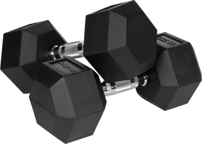 Hantle żeliwne Rebel Active gumowane HEX 2x12.5 kg RBA-2325-12.5 (5901890111904)