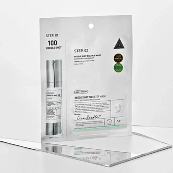 Двоетапна зміцнювальна тканинна маска VT Cosmetics Mild Reedle Shot 100 2 Step Mask