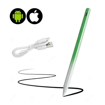 Стилус универсальный для планшета и телефона iOS/Android iPhone/Xiaomi/Samsung/Huawei iPad/Honor Pad Gradient Green