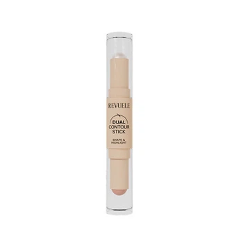 Олівець для контурингу обличчя подвійний Revuele Dual Contour Stick тон 02 Перловий Бежевий, 3,7 г