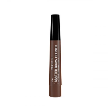 Маркер для брів із ефектом мікроблейдингу Revuele 4 Tips Eyebrow Pencil Коричневий