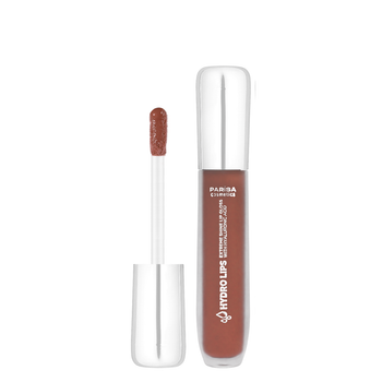 Блеск для губ увлажняющий Parisa Cosmetics Hydro Shine Lip Gloss (PHL-06), 05 Rosewood nude Светло-коричневый