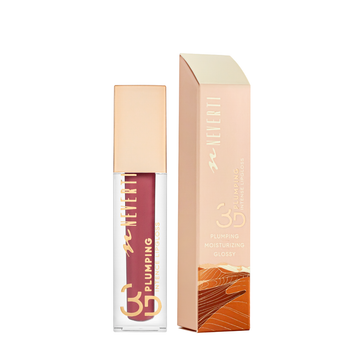 Блиск для губ Neverti 3D Plumping Intense Lipgloss рідкий зволожуючий 007 Gossip Girl/Темний рожевий (NP800)