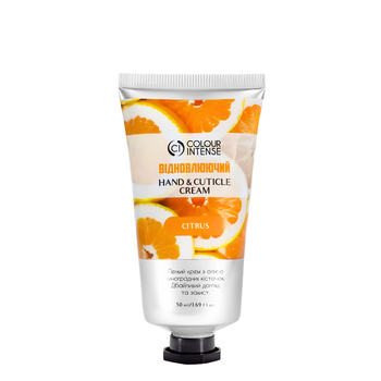 Крем для рук и ногтей Colour Intense Hand&Cuticle Cream Цитрус восстанавливающий