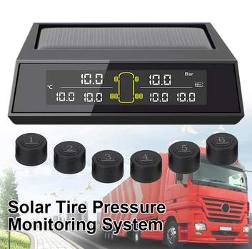 система контроля давления и температу в шинах TPMS на 6 колёс внешние датчики DEVELU T12-6, 0-8 бар