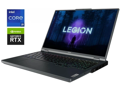 Ігровий ноутбук Б-класу Lenovo Legion Pro 7 16IRX8H / 16" (2560x1600) IPS / Intel Core i9-13900HX (24 (32) ядра по 3,9 - 5,4 ГГц) / 32 ГБ DDR5 / 1000 ГБ SSD NVMe / nVidia GeForce RTX 4090, 16 ГБ GDDR6, 256-біт / WebCam б/в