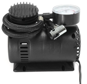 Компресор для автомобіля Air Compressor DC-12V в прикурювач 300 PSI чорний