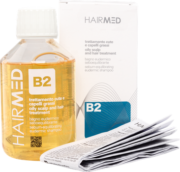 Эудермический себорегулирующий шампунь HAIRMED B2 для жирных волос 200 мл 11794