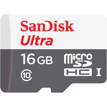 Карта памяти SanDisk microSDHC 16 GB UHS-I Ultra A1 R-100MB/s (SDSQUNR-016G-GN3MN) [114283]