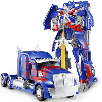 Трансформер Оптимус Прайм 34 см с мечом – Игрушка Transformers Optimus Prime, трансформируется в грузовик