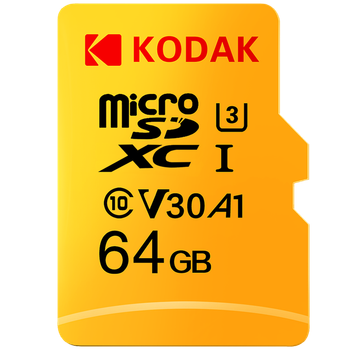 Карта памяти Kodak micro SD 64Gb U3 A1 class 10