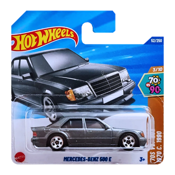 Машинка Базова Hot Wheels Mercedes-Benz 500 E '70s vs. '90s 1:64 JBB60 Silver
