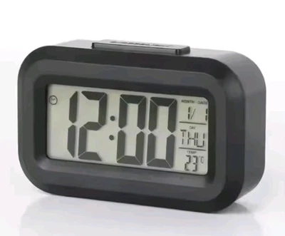 Настільний багатофункціональний електронний годинник Digital Alarm Clock CD-2368L чорний