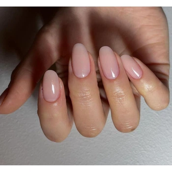 Накладные ногти Nail пудра, форма миндаль, короткие, 24 шт