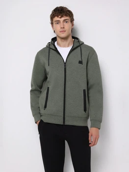 Толстовка на блискавці чоловіча Colin's CL1075913GRM 2XL Green Melange (8684112950440)