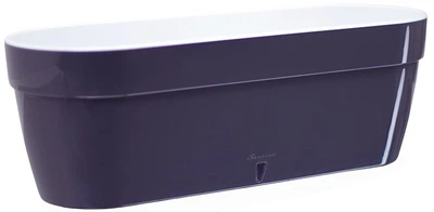 Горщик для квітів Santino Asti Window Box 12 л 50 х 17 х 20 см Антрацит-Білий (2021519)
