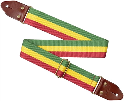 Ремень для гитары Cascha Cotton CGS-CD3 (Rasta)