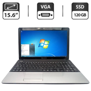 Ноутбук Packard Bell EasyNote TE11BZ / 15.6" (1366x768) TN / AMD E1-1200 (2 ядра по 1.4 GHz) / 6 GB DDR3 / 120 GB SSD / AMD Radeon HD 7310 Graphics / WebCam / DVD-ROM б/у